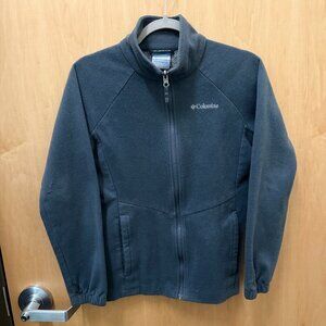 Columbia Interchange Full-Zip Fleece Jacket Women’s L – Slate Gray